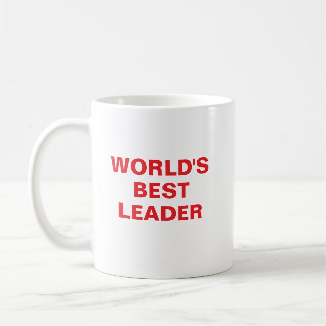 World's Best leader Mug (Left)