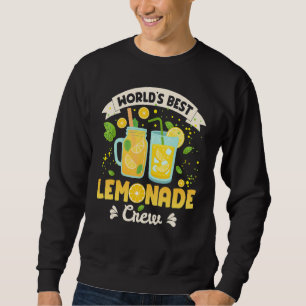 World's Best Lemonade Stand Crew Summer Kids Lemon Sweatshirt