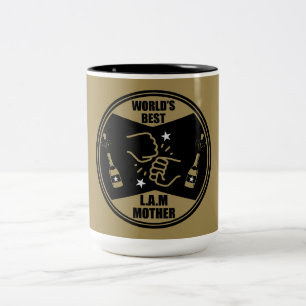 World's Best Like A Mother Two-Tone Coffee Mug