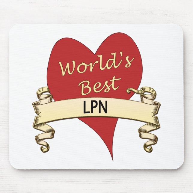 World's Best LPN Mouse Pad (Front)