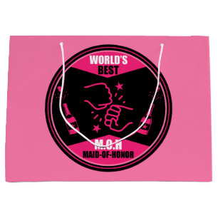 World's Best Maid Of Honour Large Gift Bag