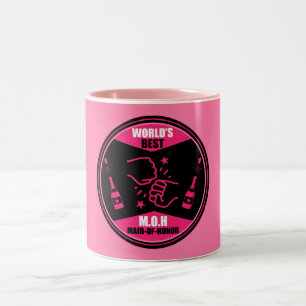 World's Best Maid Of Honour Two-Tone Coffee Mug