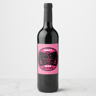World's Best Maid Of Honour Wine Label