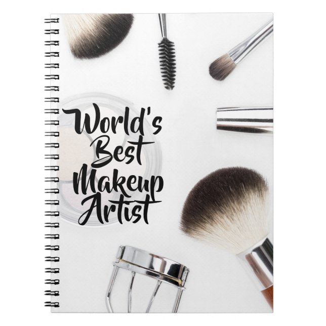World's Best Make up artisit Notebook (Front)