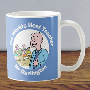 World's Best Male Teacher Coffee Mug
