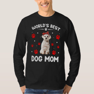 World's Best Maltese Dog Mum Funny Mother's Day T-Shirt