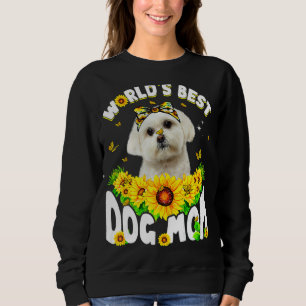 World's Best Maltese Dog Mum  Mother's Day Sweatshirt