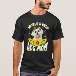 World's Best Maltese Dog Mum Mother's Day T-Shirt