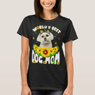 World's Best Maltese Dog Mum  Mother's Day T-Shirt