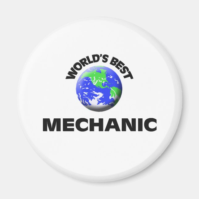World's Best Mechanic Magnet (Front)
