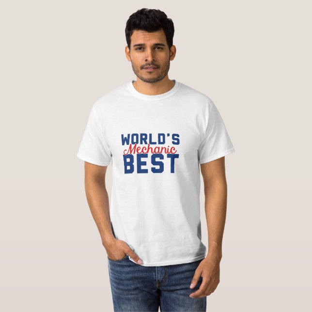 World's Best Mechanic T-Shirt (Front Full)