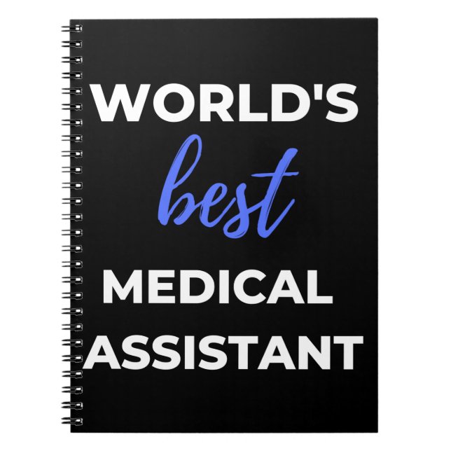 World's Best Medical Assistant Notebook (Front)