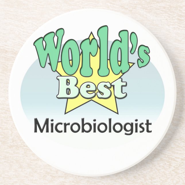 World's best Microbiologist Coaster (Front)