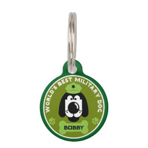 World's Best Military Dog Pet Tag