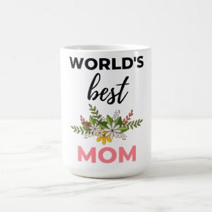 World's Best Mom black Coffee Mug