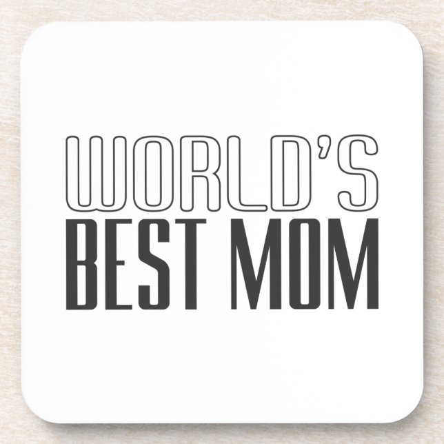 World's Best Mom Mother's Day | Coaster (Front)