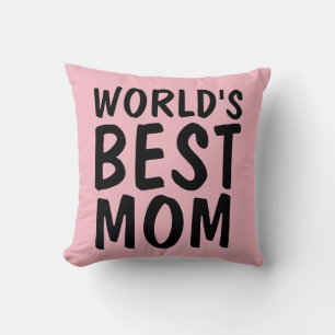 WORLD'S BEST MOM PINK PILLOWS