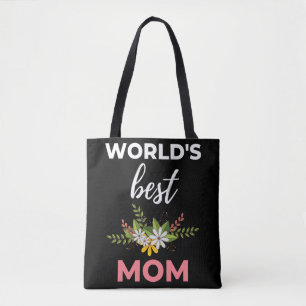 World's Best Mom Tote Bag