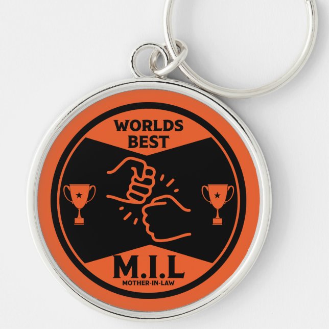 Worlds Best Mother-In-Law Key Ring (Front)