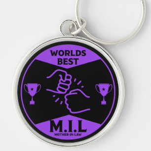 Worlds Best Mother-In-Law Key Ring