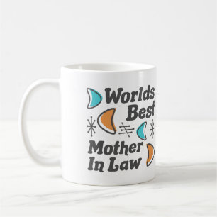 Worlds Best Mother-In-Law Retro Coffee Mug