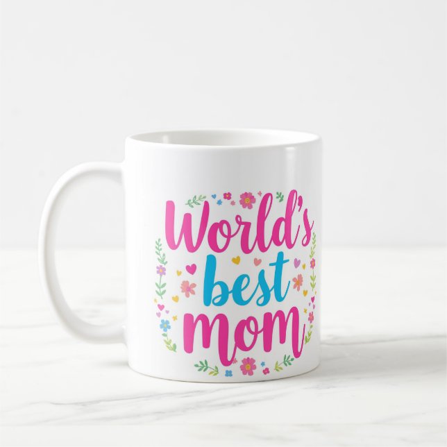World's Best Mum 15 Oz Coffee Mug (Left)