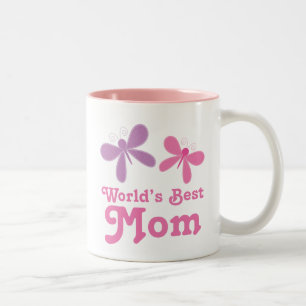 Worlds Best Mum Butterfly Mug Mothers Day Gift
