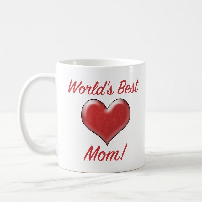 World's Best Mum Coffee Mug (Left)