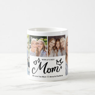 World's Best Mum Ever Photo Collage Mother's Day Coffee Mug