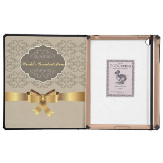 World's Best Mum Golden Style iPad Covers
