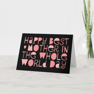 World's Best Mum Happy Mother's Day Card