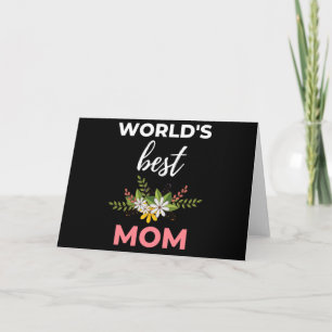 World's Best Mum Holiday Card