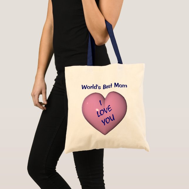 Worlds Best Mum I Love You  Tote Bag (Front (Product))