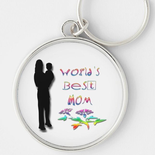 World's Best Mum Keychain (Front)