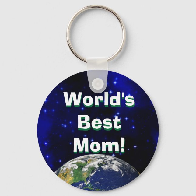World's Best Mum! Keychain (Front)
