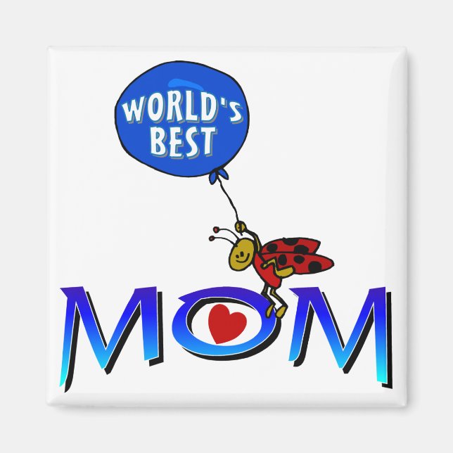 World's Best Mum Magnet (Front)