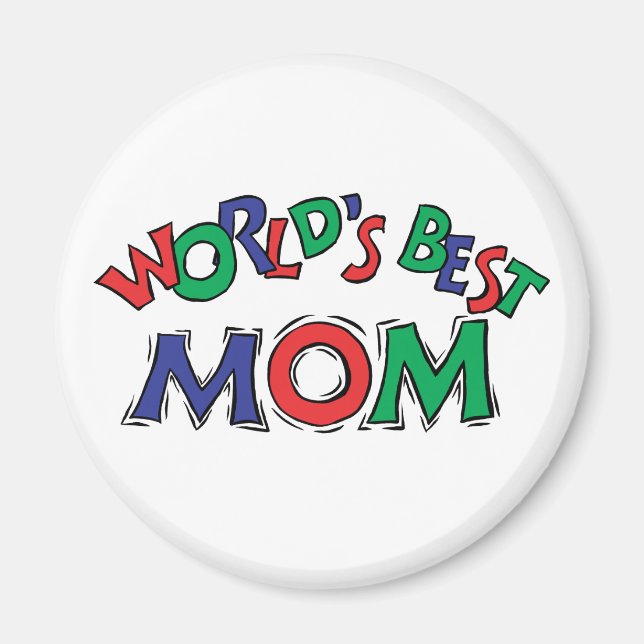 World's Best Mum Magnet (Front)