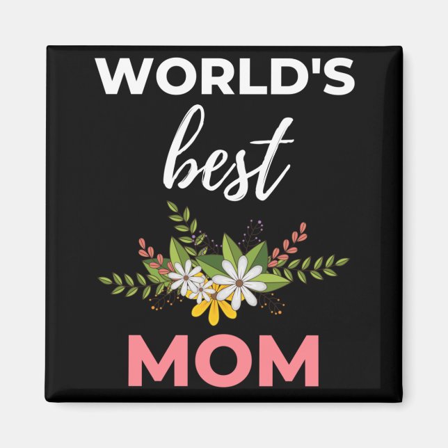 World's Best Mum Magnet (Front)