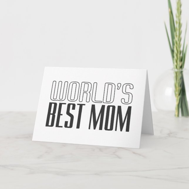 World's Best Mum Mother's Day | Greeting Card (Front)