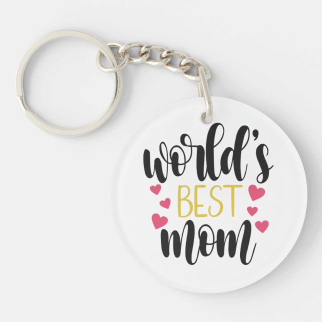 World's Best Mum Mother's Day | Keychain (Front)