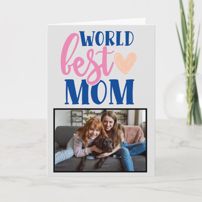 World's Best Mum ...Personalised Mother's Day Card (Front)