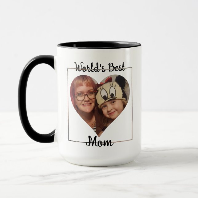 World's Best Mum Personalised Mug (Left)