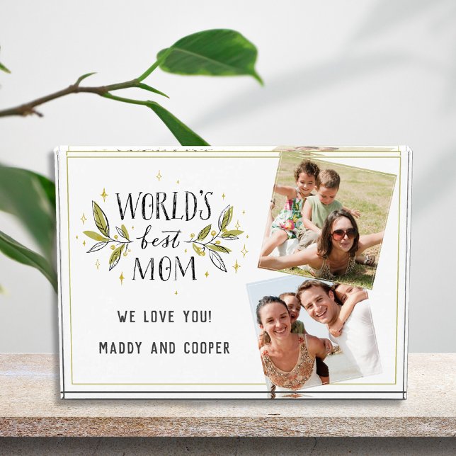 World's Best Mum Photo Collage Photo Block (Creator Uploaded)