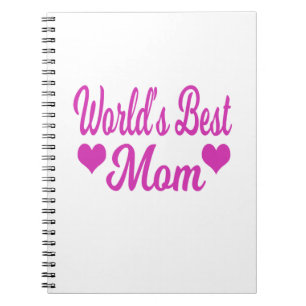 World's Best Mum Pink Notebook