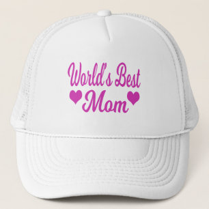 World's Best Mum Pink Trucker Hat