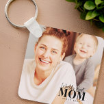 World's Best Mum Since 20XX Modern Photo Key Ring<br><div class="desc">This simple and modern design is composed of sans serif and playful cursive typography and add a custom photo.</div>