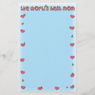 world's best mum stationery