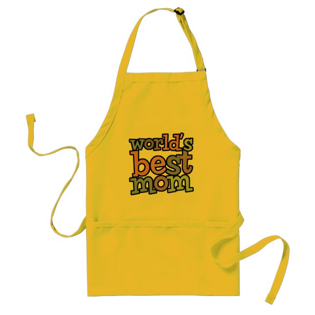 Worlds Best Mum T-Shirts & Gifts Standard Apron (Front)
