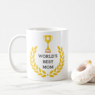 World's Best Mum Trophy Coffee Mug