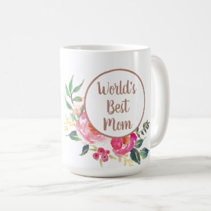 World's Best Mum with Photo Coffee Mug